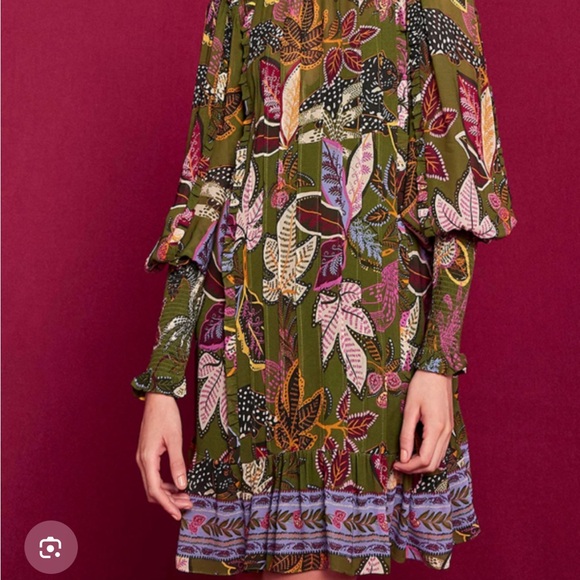 FARM Rio Mini Dress Wild Jungle Green - Picture 8 of 8